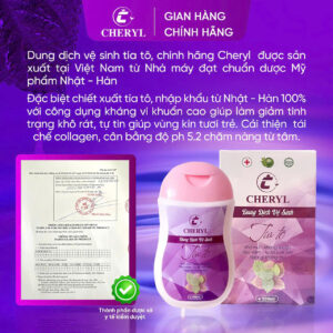 Dung Dịch Vệ Sinh Phụ Nữ Tía Tô Cheryl